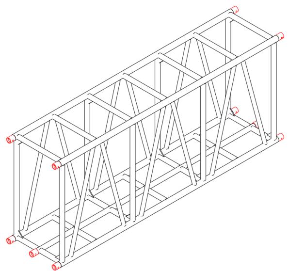 650*1200mm truss
