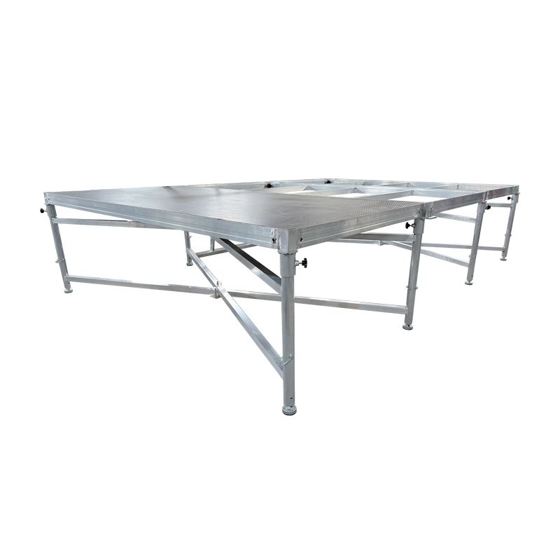 Aluminum X-shaped Folding Stage