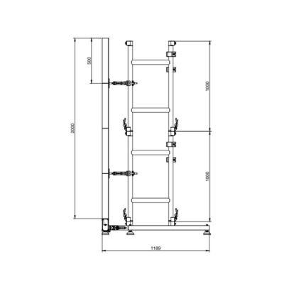 Aluminum LED Support 3*2m