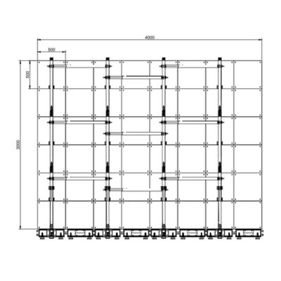 4*3m Curved LED Wall System