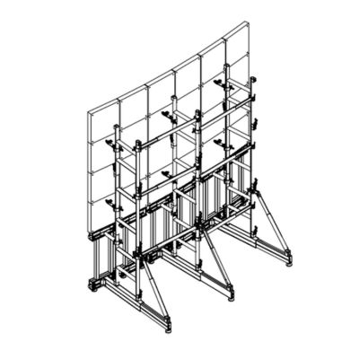 Off-ground Curved Stacking System