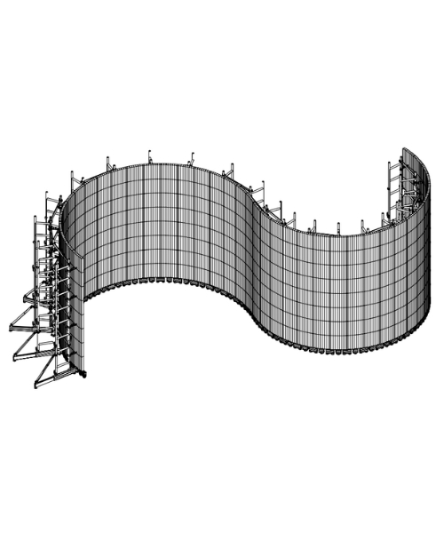 #Aluminum OLED wall ground support system for exhibitions