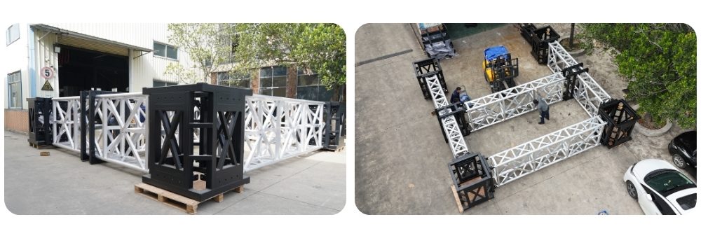 On-Site Trial Assembly aluminum truss 6082-T6