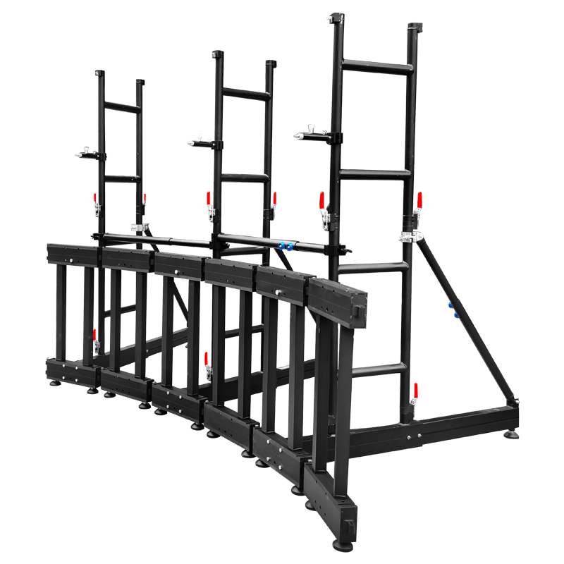 #Off-ground Curved LED Wall Ground Support