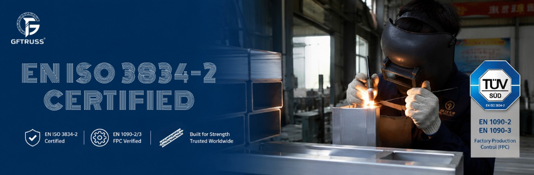 شركة GF-Truss تعزز التميز في التصنيع من خلال أنظمة الجودة المعتمدة من TÜV SÜD