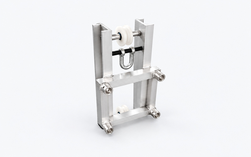 Top section for truss pillars supporting concert lighting structures