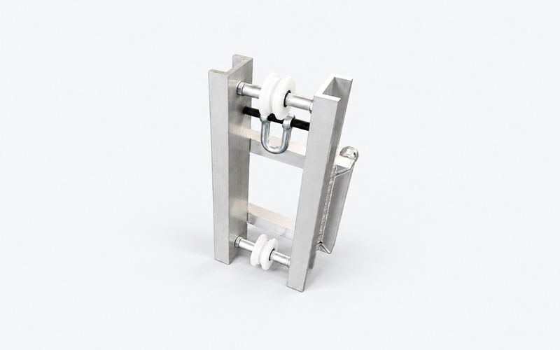 Aluminum top section for lifting stage concert truss tower